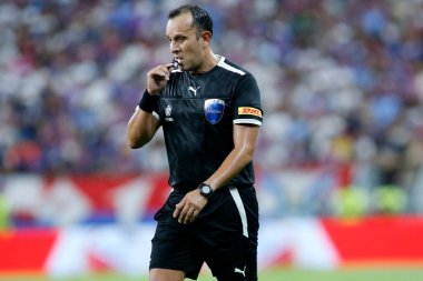 Fortaleza (CE), Brazil 09 / 17 / 2024 Hakem Dario Herrera (ARG), Fortaleza ve Corinthians arasındaki maçta, 2024 Güney Amerika Conmebol Şampiyonası çeyrek finalleri için geçerlidir.