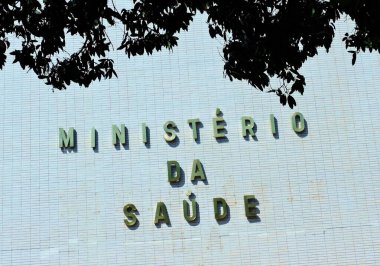 Brasilia (DF), Brazil 09/17/2024 - Facade of the headquarters of the Ministry of Health, where the Minister of Health Nisia Trindade has her office, on the esplanade of ministries in the federal capital clipart