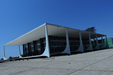 Brasilia (DF), Brezilya 09 / 16 / 2024 - Yüksek Federal Mahkeme (STF) karargahının cephesi, bu Salı, 17 Eylül 2024. 