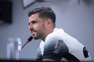 Sao Paulo (SP), 09 / 19 / 2024 - INTERVIEW / CORINTHIANS - Hector Hernandez ile Corinthians 'tan, Sao Paulo-SP' deki CT Joaquim Grava 'da 19 Eylül 2024 sabahı basın toplantısı düzenledi. Korintliler Atletico-GO ile karşılaşmaya hazırlanıyor. 