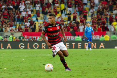 Rio de Janeiro (RJ), 09 / 19 / 2024 - LIBERTADORES / FLAMENGO / PENARL / RJ - Flamengo ve Penarol arasında oynanan maçta, Mario Filho Stadyumu 'nda (Maracana) düzenlenen 2024 Copa Libertadores da America çeyrek finalleri için geçerlidir.), 