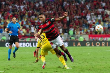 Rio de Janeiro (RJ), 09 / 19 / 2024 - LIBERTADORES / FLAMENGO / PENARL / RJ - Flamengo ve Penarol arasında oynanan maçta, Mario Filho Stadyumu 'nda (Maracana) düzenlenen 2024 Copa Libertadores da America çeyrek finalleri için geçerlidir.), 