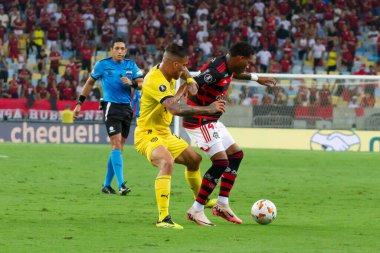 Rio de Janeiro (RJ), 09 / 19 / 2024 - LIBERTADORES / FLAMENGO / PENARL / RJ - Player Gonzalo Plata, Flamengo ve Penarol arasındaki maçta, Mario Filho Stadyumu 'nda (Maracana) düzenlenen 2024 Copa Libertadores da America çeyrek finalleri için geçerlidir.)