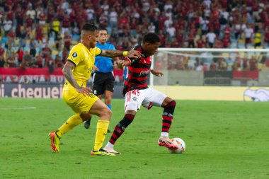 Rio de Janeiro (RJ), 09 / 19 / 2024 - LIBERTADORES / FLAMENGO / PENARL / RJ - Player Gonzalo Plata, Flamengo ve Penarol arasındaki maçta, Mario Filho Stadyumu 'nda (Maracana) düzenlenen 2024 Copa Libertadores da America çeyrek finalleri için geçerlidir.)