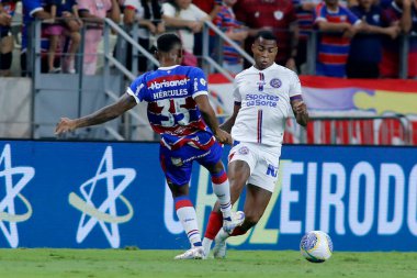 Fortaleza (CE), 09/21/2024 - Players Hercules and Luciano during the match between Fortaleza and Bahia, valid for the 27th round of the 2024 Brazilian Championship Serie A clipart