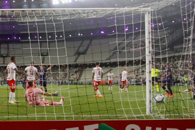 Fortaleza (CE), 09 / 22 / 2024 - Ceara (CE) ile Vila Nova (GO) arasında oynanan karşılaşmada Ceara 'nın golünü kutluyor ve 2024 Brezilya Şampiyonası' nın 27. turu için geçerli olan Serie B. Lc moreira / Thenews2