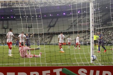 Fortaleza (CE), 09 / 22 / 2024 - Ceara (CE) ile Vila Nova (GO) arasında oynanan karşılaşmada Ceara 'nın golünü kutluyor ve 2024 Brezilya Şampiyonası' nın 27. turu için geçerli olan Serie B. Lc moreira / Thenews2