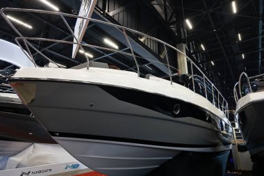 SAO PAULO (SP), Brezilya 09 / 19 / 2024 The Boat Show 2024, bu Perşembe başladı ve Latin Amerika 'nın en büyük denizcilik olayı olan 24 Eylül' e kadar devam edecek