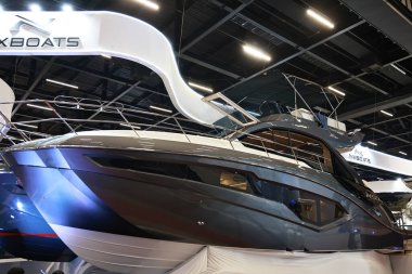 SAO PAULO (SP), Brezilya 09 / 19 / 2024 The Boat Show 2024, bu Perşembe başladı ve Latin Amerika 'nın en büyük denizcilik olayı olan 24 Eylül' e kadar devam edecek