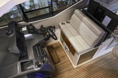 SAO PAULO (SP), Brezilya 09 / 19 / 2024 The Boat Show 2024, bu Perşembe başladı ve Latin Amerika 'nın en büyük denizcilik olayı olan 24 Eylül' e kadar devam edecek