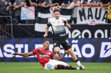 Sao Paulo (SP), Brezilya 09 / 21 / 2024 - Brezilya Futbol Şampiyonası 'nın 27' nci turu için geçerli olan Corinthians ve Atletico-GO arasındaki maç, 21 Eylül 2024 Cumartesi günü, Neo Quimica Arena 'da