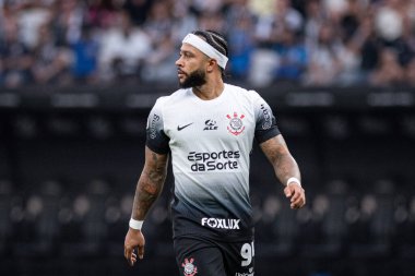 Sao Paulo (SP), Brezilya 09 / 21 / 2024 - Corinthians ve Atletico-GO arasında oynanan maçta Memphis Depay, Brezilya Futbol Şampiyonası 'nın 27.