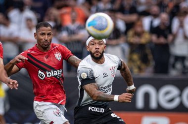 Sao Paulo (SP), Brezilya 09 / 21 / 2024 - Corinthians ve Atletico-GO arasında oynanan maçta Memphis Depay, Brezilya Futbol Şampiyonası 'nın 27.