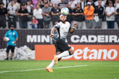 Sao Paulo (SP), Brezilya 09 / 21 / 2024 - Corinthians ve Atletico-GO arasında oynanan maçta Memphis Depay, Brezilya Futbol Şampiyonası 'nın 27.