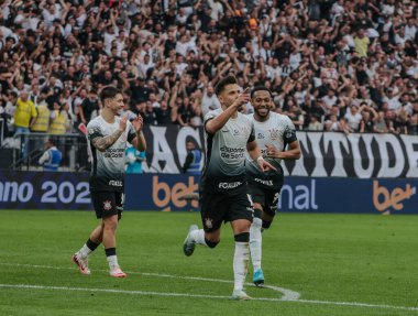 Sao Paulo (SP), Brezilya 09 / 21 / 2024 - Korintliler ve Atletico Goianiense arasında oynanan 2024 Brezilya Şampiyonası 'nın 27. 