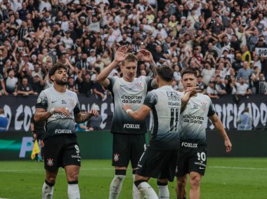 Sao Paulo (SP), Brezilya 09 / 21 / 2024 - Korintliler ve Atletico Goianiense arasında oynanan 2024 Brezilya Şampiyonası 'nın 27. 