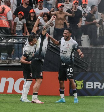 Sao Paulo (SP), Brezilya 09 / 21 / 2024 - Korintliler ve Atletico Goianiense arasında oynanan 2024 Brezilya Şampiyonası 'nın 27. 
