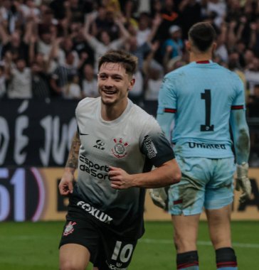 Sao Paulo (SP), Brezilya 09 / 21 / 2024 - Corinthians oyuncusu Garro, Corinthians ve Atletico Goianiense arasında oynanan 2024 Brezilya Şampiyonası 'nın 27.