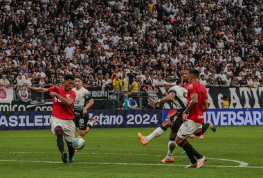 Sao Paulo (SP), Brezilya 09 / 21 / 2024 - Corinthians ve Atletico Goianiense arasında oynanan 2024 Brezilya Şampiyonası 'nın 27. turunda A serisi Neo Quimica Arena' da oynanan maçta Memphis Depay