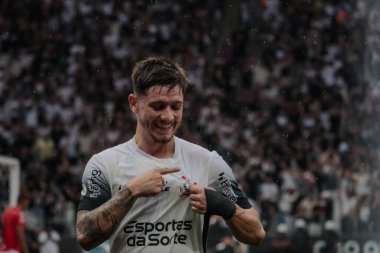 Sao Paulo (SP), Brezilya 09 / 21 / 2024 - Corinthians oyuncusu Garro, Corinthians ve Atletico Goianiense arasında oynanan 2024 Brezilya Şampiyonası 'nın 27.