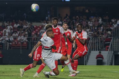 Sao Paulo (SP), Brezilya 09 / 22 / 2024 - 2024 Brezilya Şampiyonası 'nın 27. turunda Sao Paulo ile Internacional arasında oynanan karşılaşmada oyuncu Andre Silva, A serisi, Morumbis' te