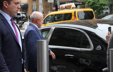 Almanya Başbakanı Olaf Scholz, Lula, Trudeau ve Sanchez ile New York 'taki Alman Sarayı' nda öğle yemeği yedi. 23 Eylül 2024, New York, ABD (Niyi Fote / thews2)