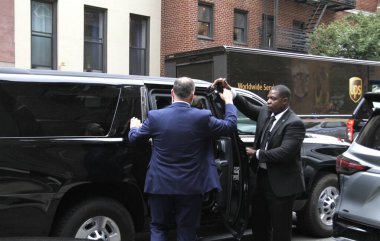 Almanya Başbakanı Olaf Scholz, Lula, Trudeau ve Sanchez ile New York 'taki Alman Sarayı' nda öğle yemeği yedi. 23 Eylül 2024, New York, ABD (Niyi Fote / thews2)