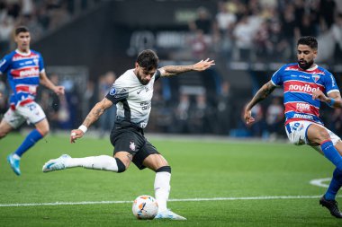 Sao Paulo (SP), Brezilya 09 / 24 / 2024 - Korintliler ve Fortaleza arasındaki maç, Copa Sulamericana çeyrek finalinin ikinci ayağı için geçerli, bu gece, 24 Eylül 2024, Neo Quimica Arena 'da (Ronaldo Barreto / thenews2)