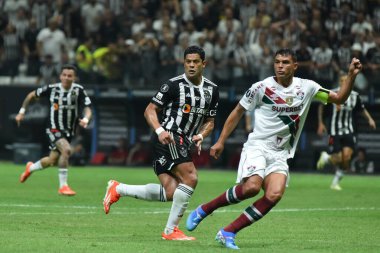 BELO HORIZONTE (MG), 09 / 25 / 2024 - Atletico 'dan LIBERTADORES CUP / -RJ - Hulk ve Fluminense' den Tiago Silva arasında oynanan karşılaşma sırasında Atletico ve Fluminense, Libertadores Kupası için geçerli, Arena MRV Stadyumu 'nda (paulti / thenews2)