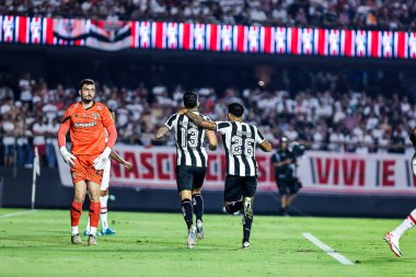 SAO PAULO (SP), 09/25/2024 - Thiago Almada celebrates his goal during the match between Sao Paulo and Botafogo, valid for the second leg of the quarterfinals of the Copa Libertadores da America, at Morumbi. (Foto: Tomze Fonseca/Thenews2) clipart