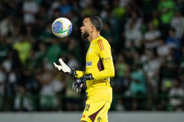 Sao Paulo (SP), Brezilya 09 / 28 / 2024 - Palmeiras ile Atletico-MG arasında oynanan karşılaşmada Everson, Brezilya Futbol Şampiyonası (ronaldo barreto / thenews2)