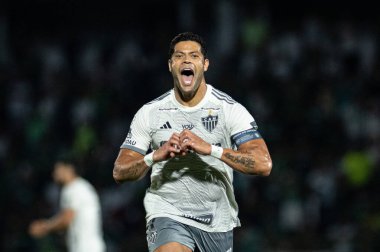 Sao Paulo (SP), Brezilya 09 / 28 / 2024 - Hulk, Brezilya Futbol Şampiyonası 'nın 28. turu (ronaldo barreto / theenews2) için geçerli olan Palmeiras ve Atletico-MG arasındaki maçtaki golünü kutluyor)