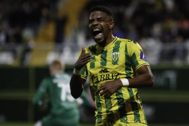 Tondela (PT) Portekiz 09 / 28 / 2024 - Pedro Maranhao, Tondela oyuncusu, Portekiz Meu Süper Ligi 'nin 6. turu (alexandre gomes / theenews2)