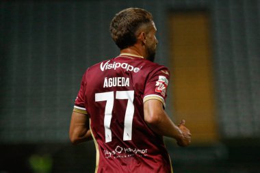 Tondela (PT) Portekiz 09 / 28 / 2024 - Tondela x Academico arasında oynanan maçta Akademi oyuncusu, Joao Cardoso Stadyumu 'nda (Alexandre gomes / thews2)