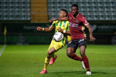 Tondela (PT) Portekiz 09 / 28 / 2024 - Pedro Maranhao, Tondela oyuncusu ve Akademi oyuncusu, Tondela x Academico arasında oynanan maçta, Portekiz Meu Süper Ligi 'nin 6. turu (Alexandre gomes / thews2)