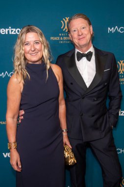 2024 Umut Yüzleri Galası. 27 Eylül 2024, New York, New York, ABD: (L-R) Beatrice Vestberg ve Verizon CEO 'su Hans Vestberg, 27 Eylül 2024 tarihinde Gotham Hall' da düzenlenen 2024 Face of Hope Galasına katıldılar. (M10 'lar / Haberler 2) 