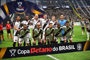 BELO HORIZONTE (MG), Brezilya 10 / 02 / 2024 Atletico-MG ve Vasco arasında oynanan karşılaşmada, Brezilya Kupası yarı finalleri için geçerli olan Vasco takımı, Belo Horizonte kentindeki Arena MRV Stadyumu 'nda (paulo ti / thenews2)