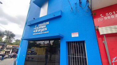 Sao Paulo (SP), 10 / 05 / 2024 - Mais Consulta Kliniği 'nin 2021 yılında faaliyet gösterdiği POLITICS / ELECTIONS / COMPLAINT Facade, iddiaya göre aday Pablo Marcal (Leandro Chemalle / Thenews2)