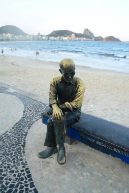 RIO DE JANEIRO (RJ), Brezilya 10 / 06 / 2024 - Rio de Janeiro 'nun Güney Bölgesi' nde Copacabana ve Arpoador 'un sahil ve plajlarında Pazar (Fausto Maia / Thenews2)