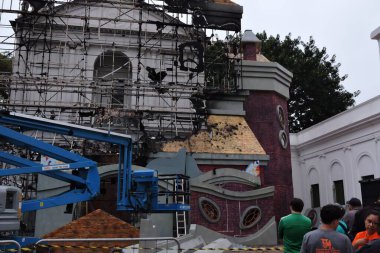 Sao Paulo (SP), 10 / 05 / 2024 - FIRE / FARIA LIMA / MUSEUM - The Solar Fabio Prado, eski Museu da Casa Brasileira, Cumartesi öğleden sonra bir yangın yaşadı. (Fotoğraf: Leandro Chemalle / The Newws2)