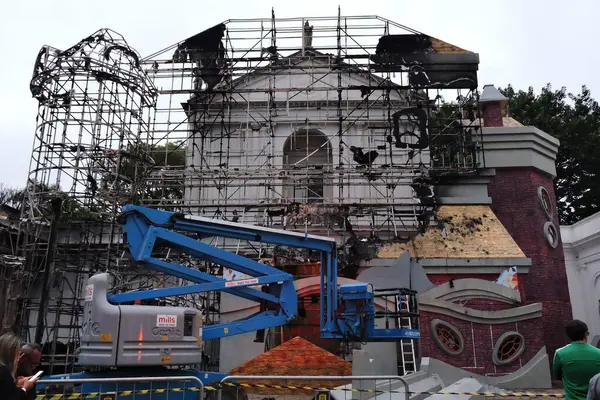 Sao Paulo (SP), 10 / 05 / 2024 - FIRE / FARIA LIMA / MUSEUM - The Solar Fabio Prado, eski Museu da Casa Brasileira, Cumartesi öğleden sonra bir yangın yaşadı. (Fotoğraf: Leandro Chemalle / The Newws2)