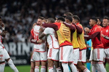 Sao Paulo (SP), 10 / 05 / 2024 - BRAZILIAN / CORINTHIANS VS ULUSLARARASI - Alexandro Bernabei, Corinthians ve Internacional arasındaki maçtaki golünü kutluyor.