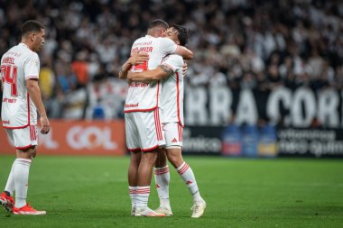 Sao Paulo (SP), 10 / 05 / 2024 - BRAZILIAN / CORINTHIANS VS ULUSLARARASI - Alexandro Bernabei, Corinthians ve Internacional arasındaki maçtaki golünü kutluyor.