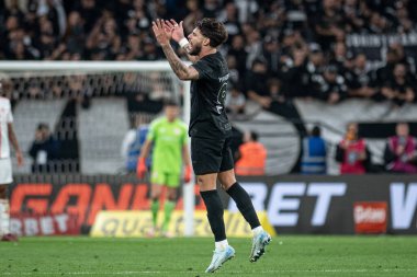 Sao Paulo (SP), 10 / 05 / 2024 - BRAZILIAN / CORINTHIANS VS ULUSLARARASI - Yuri Alberto, Corinthians ve Internacional arasındaki maçtaki golünü kutluyor.