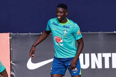 Sao Paulo (SP), 10 / 07 / 2024 - TRAINING / SELECTION / CBF / SP - Brezilya Futbol Takımı 'nın CT Palmeiras, Barra Funda, Sao Paulo-SP' de antrenmanı, bu pazartesi, 7 Ekim 2024 öğleden sonra. (Ronaldo Barreto / Yeni2)