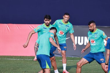 Sao Paulo (SP), 10 / 07 / 2024 - TRAINING / SELECTION / CBF / SP - Lucas Paqueta, 7 Ekim 2024 günü öğleden sonra Brezilya Milli Futbol Takımı ile birlikte Barra Funda, Sao Paulo-SP 'de. (Ronaldo Barreto / Yeni2)