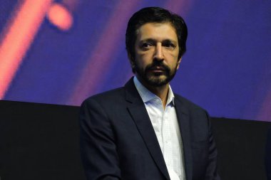 Sao Paulo (SP), 10 / 08 / 2024 - Haberleşme Bakanı Juscelino Filho, Sao Paulo Felicio Ramuth vali yardımcısı ve belediye başkanı Ricardo Nunes (MDB), FUTURECOM Fuarı ve Kongre 'nin (leandro chemalle / thenews2) açılışına katıldılar.)