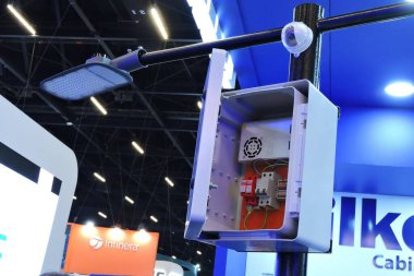 Sao Paulo (SP), 10 / 08 / 2024 - Haberleşme, İnternet, ağ ekipmanları, veri merkezleri (leandro chemalle / thews2) şirketlerini bir araya getiren FUTURECOM Fuarı ve Kongre 'de sergilenen hareket, ekipman ve ürünler)