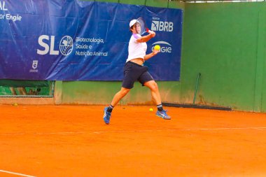 CURITIBA (PR), Brezilya 10 / 09 / 2024 - Engie-BRB Profesyonel Tenis Kupası 'nın 5. aşaması, Brezilya Tenis Konfederasyonu' nun (Edson de souza / thenews2) puan sayan Curitiba 'daki Merces Tenis Clube sahalarında Çarşamba günü başladı.)
