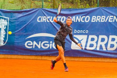 CURITIBA (PR), Brezilya 10 / 09 / 2024 - Engie-BRB Profesyonel Tenis Kupası 'nın 5. aşaması, Brezilya Tenis Konfederasyonu' nun (Edson de souza / thenews2) puan sayan Curitiba 'daki Merces Tenis Clube sahalarında Çarşamba günü başladı.)